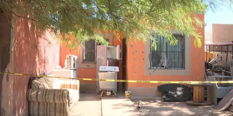 Joven Ejecutado a Balazos Dentro de su Domicilio en Colonia Los Arroyos de Hermosillo