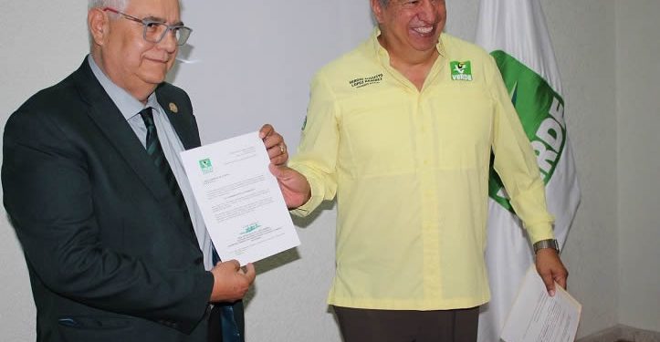 Raúl González de la Vega se suma a la bancada del PVEM en el Congreso de Sonora