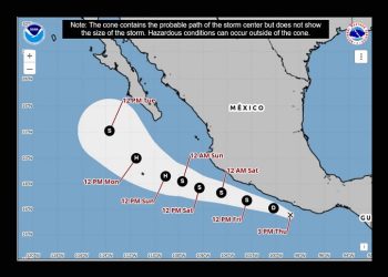 Ciclón tropical “Mario” no impactará directamente a Sonora: CEPC