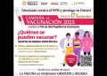 Aplicarán vacuna contra el virus del Papiloma Humano a estudiantes de quinto grado de primaria
