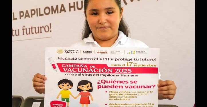 Inicia Secretaría de Salud campaña de vacunación contra el Virus del Papiloma Humano 2025
