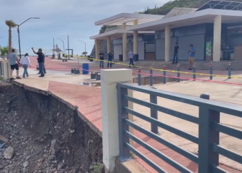 Tormenta azota San Carlos Nuevo Guaymas, en Sonora; reportan daños materiales