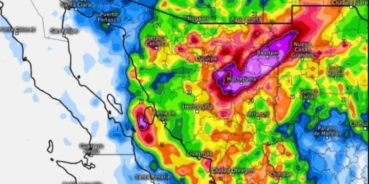 Paso de “Raymond” en Sonora; ¿Cuál Será el Clima Para Hoy, Domingo 12 de Octubre de 2025?