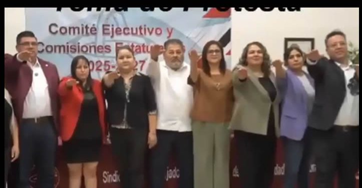 Toma protesta el nuevo Comité Ejecutivo de STAUS encabezado por asumen Cuauhtémoc Nieblas Cota