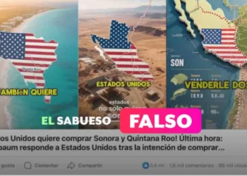 La presidenta Sheinbaum no anunció que Estados Unidos quiere comprar Sonora y Quintana Roo