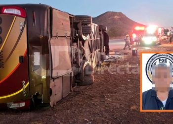 Detienen en Guamúchil a chofer del autobús Tufesa accidentado en Sonora