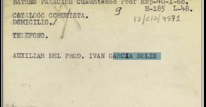 Los archivos sobre la familia Batres: así la investigó el Gobierno desde los 60