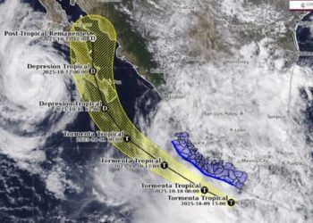 Se acerca la tormenta tropical Raymond a Sonora; PC advierte sobre los puntos más peligrosos para no circular