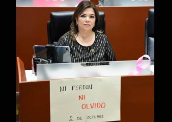 Diputada Tapia Fonllem honra la memoria del movimiento estudiantil del 68