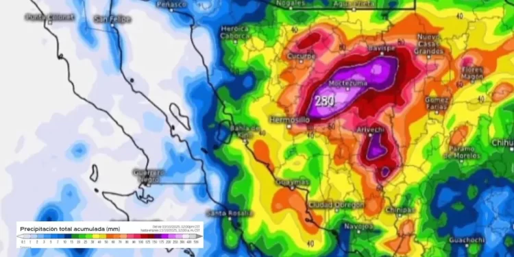 Tormenta Tropical Raymond en Sonora: Lista de Municipios con Mayor Pronóstico de Lluvias