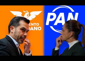 Máynez responde a Sheinbaum y niega alianza entre PAN y MC: ‘No puede meternos en la misma canasta’