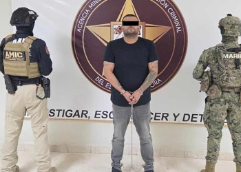 Detienen a “Tomate”, integrante de “Los Gigios” en Sonora; es acusado de tráfico de drogas y personas