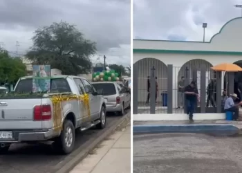 Socavón Tapado con Llantas en Cananea Volvió a Reabrirse tras Paso de “Raymond” en Sonora