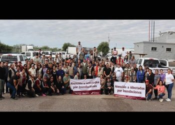 Servidores de la Nación de Sonora viajan a Pachuca para ayudar a las familias damnificadas por las lluvias