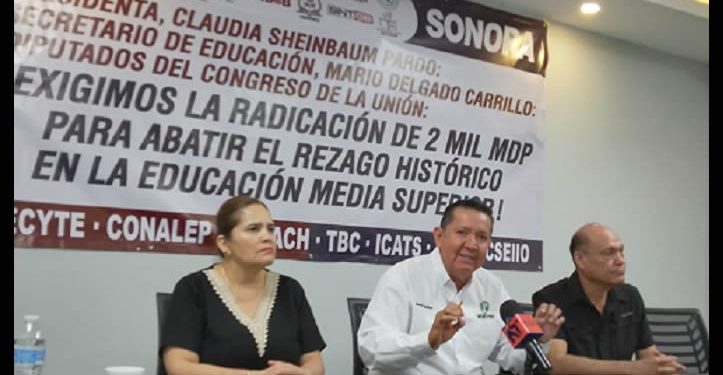 Amenaza el Frente Nacional de Sindicatos de Educación Media Superior con paro laboral en el país