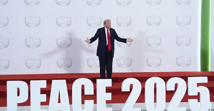 Trump capitaliza ante líderes de todo el mundo el acuerdo de paz en Gaza