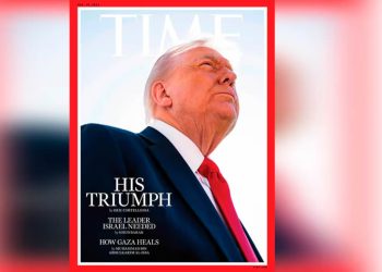 Trump ataca a ‘Time’ por su retrato en portada: “Me han hecho desaparecer el pelo”