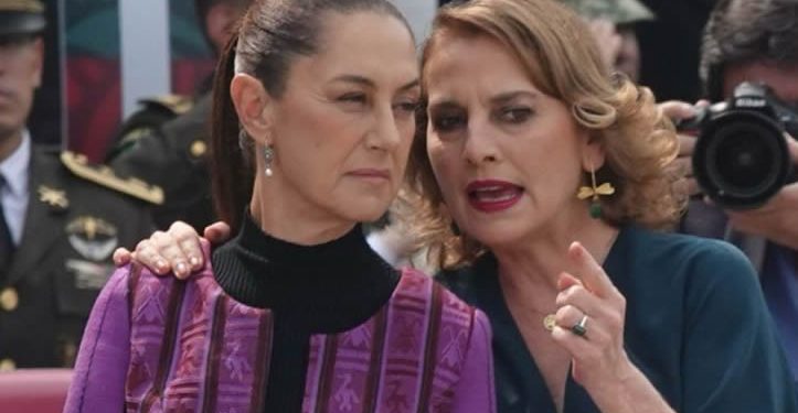 Beatriz Gutiérrez Müller se solidariza con Sheinbaum tras ser víctima de acoso