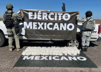 Tras persecución, elementos federales aseguran casi 200 kilos de metanfetamina en Etchojoa, hay un detenido