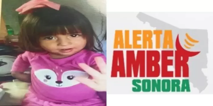 ALERTA AMBER: Desapareció la pequeña Ivana, de 2 años, en Hermosillo
