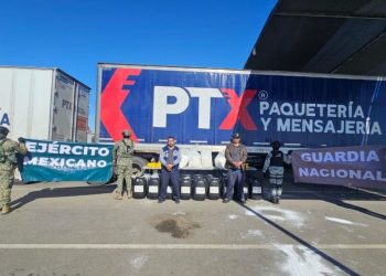 Cae tractocamión con droga en el Puesto Militar “Cucapah”, hay 2 detenidos