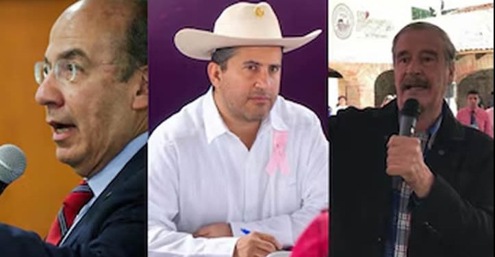 Vicente Fox y Felipe Calderón condenan el asesinato del presidente municipal de Uruapan