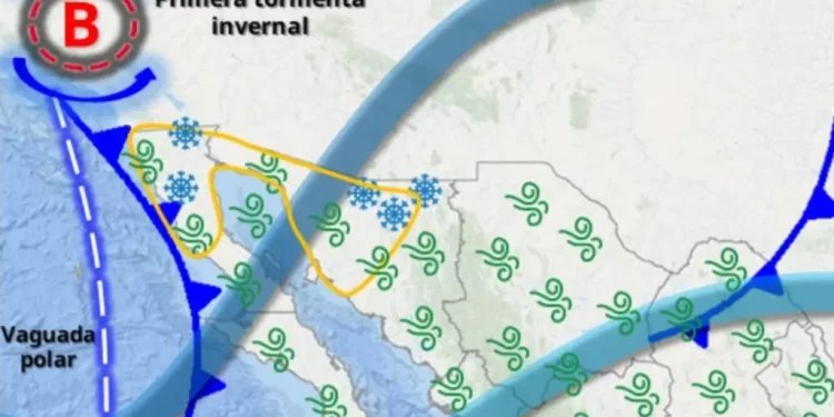 Ingreso de Frente Frío 16 a Sonora; Se Mantienen la Probabilidad de Caída de Nieve en el Estado