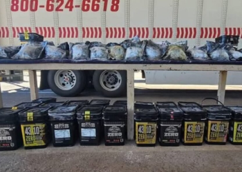 Cae conductor de camión en Sonora que llevaba 16 millones de metanfetamina ocultos en suplemento alimenticio