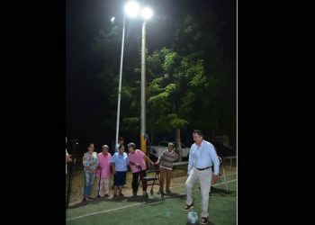 Avanza Cajeme en iluminación de parques y mejora de espacios públicos