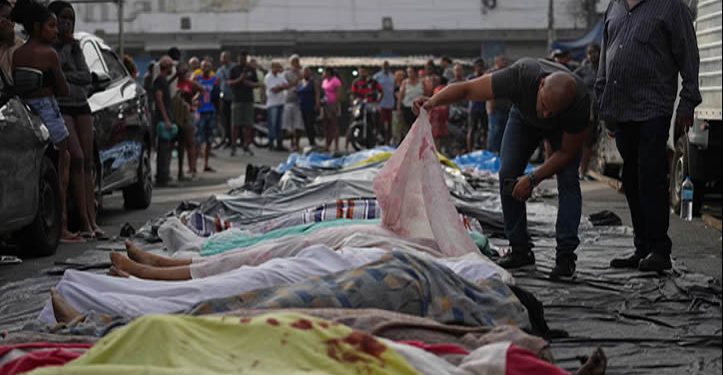 La sangrienta emboscada de la policía de Río en la Sierra de la Misericordia