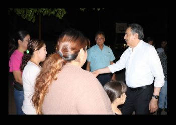 Cajeme sigue avanzando con programa de iluminación en plazas y áreas deportivas