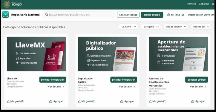 Crean Repositorio Nacional de Tecnología Pública para consulta del gobierno