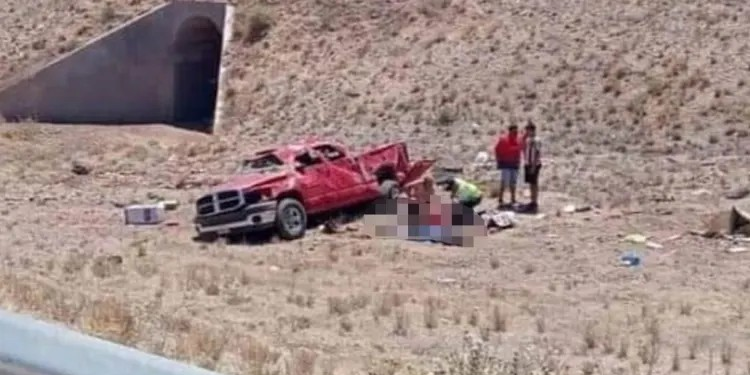 Fatal accidente deja una mujer sin vida al norte de Guaymas