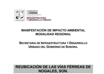 Publican manifiesto de impacto ambiental para construcción ferroviaria