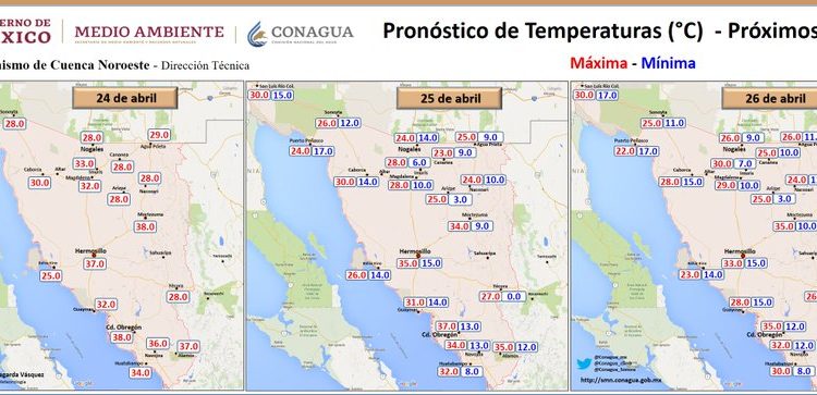 Calor dará tregua desde este miércoles en Sonora