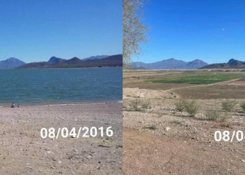 Así lucía esta presa de Sonora hace 8 años y hoy es un paraje desierto
