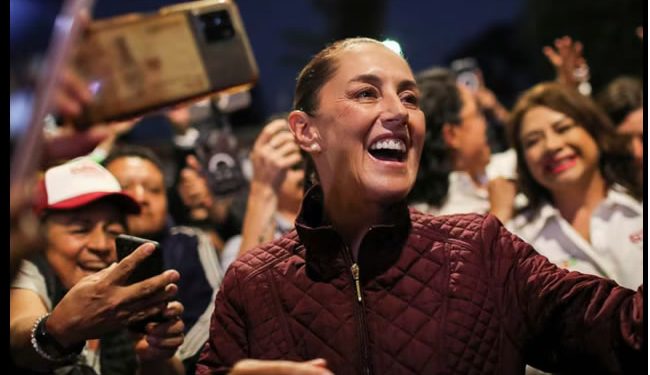 Sheinbaum ofrece a empresarios de EE UU reducir el tiempo de cruce de mercancías en la frontera