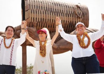 ”Desesperados los de enfrente, no suben ni con royal”: Sheinbaum