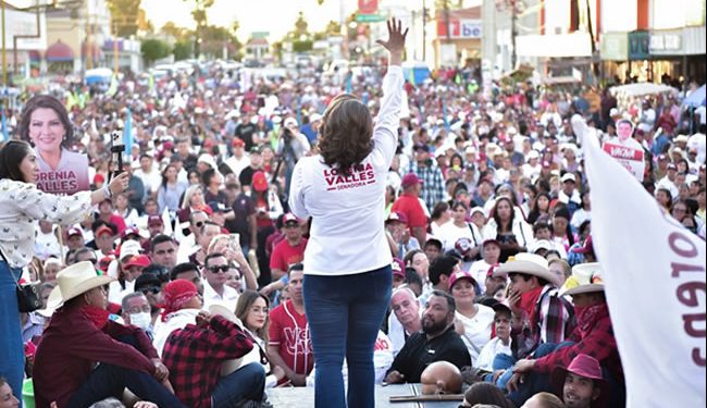 Sonora se pinta de guinda: Lorenia Valles&nbsp;