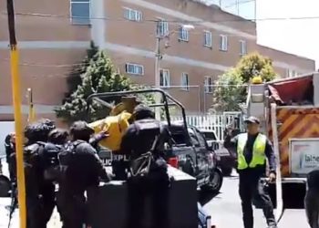 Desalojan la Secretaría del Trabajo tras amenaza de bomba