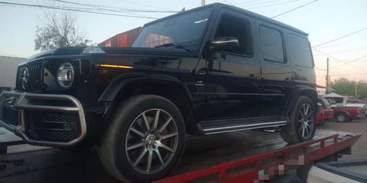 Recuperan en Sonora vehículo con reporte de robo en EU; hay un detenido