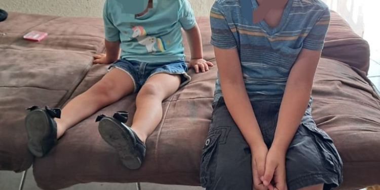 Rescatan a dos menores de edad en estado de abandono en Hermosillo