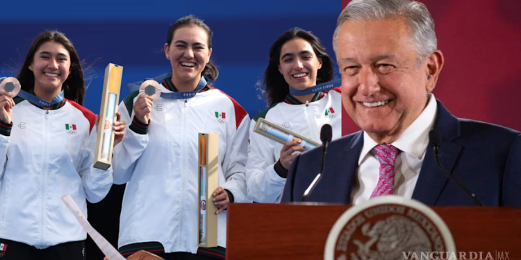 ‘Pusieron en alto a México’: AMLO celebra la primera medalla olímpica en París 2024, ganada por dos arqueras de Coahuila y una de Sonora