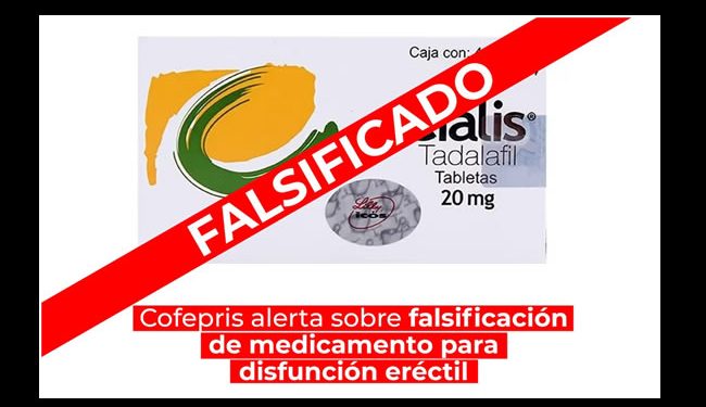 Cofepris emite alerta sobre falsificación de medicamento para disfunción eréctil