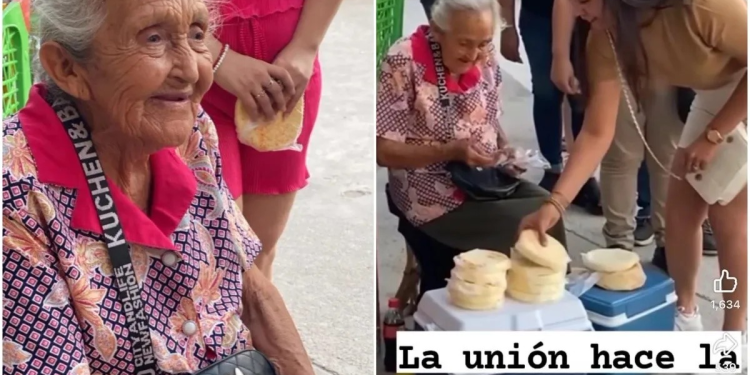 Habitantes de Huatabampo se unen para comprar todos los quesos de Doña Delfina