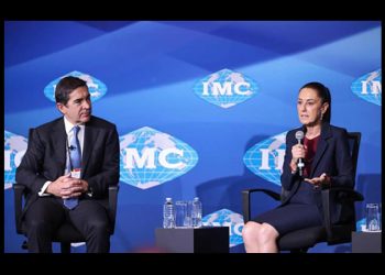 Sheinbaum asegura ante banqueros globales que continuará con proyecto de prosperidad compartida