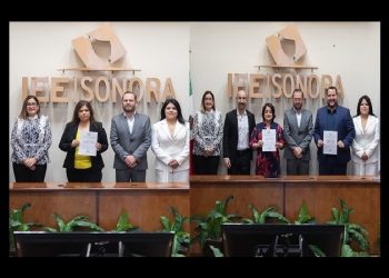 Entrega IEE Sonora constancias a diputados plurinominales del PRD y MC