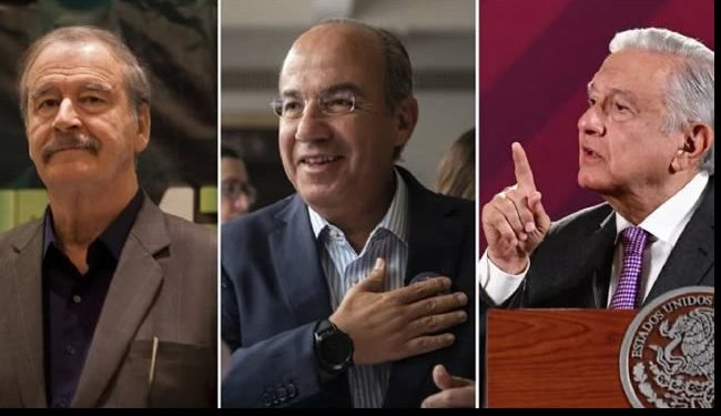 Fox, Calderón y 21 exjefes de Estado firman manifiesto contra la reforma judicial de AMLO