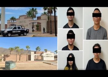 Cinco adultos detenidos por “fiesta privada” en Motel de Hermosillo con 14 menores de edad