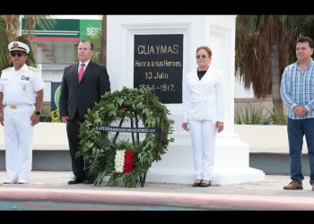 Conmemora el Ayuntamiento de Guaymas el CLXX aniversario de la Gesta Heroica del 13 de julio de 1854.